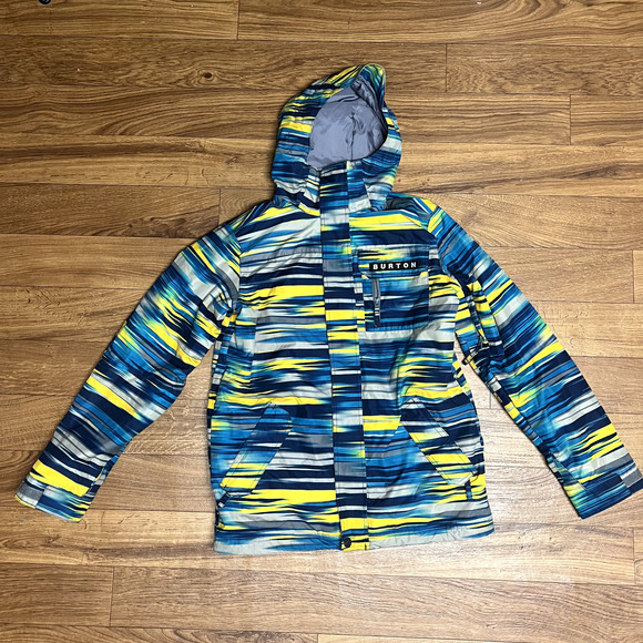 Burton Dryride Mountain Dew Poacher Men Size Small Green Blue Chittagong Jacket - Picture 1 of 13